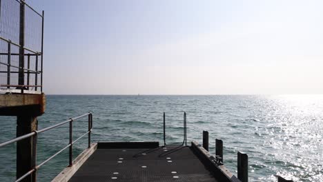 ocean view from dromana pier, melbourne, australia