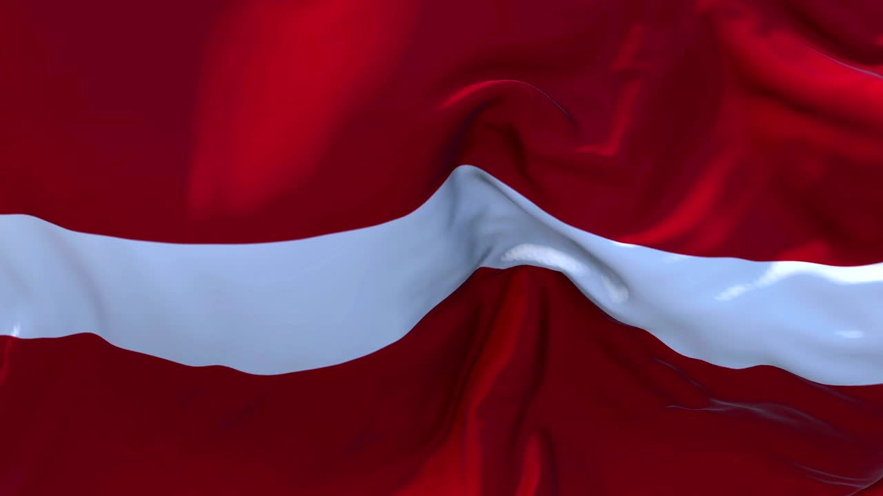 라트비아 발은 바람에 느린 동작 애니메이션 4k 현실적인 직물 질감 발 부드럽게 바람 날 연속적인 원활한 루프 배경에 불어.