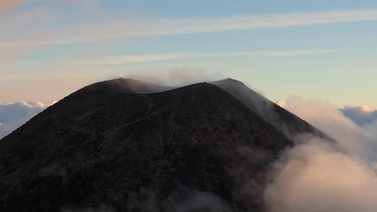 The Fuego mount of an active volcano in Guatemala