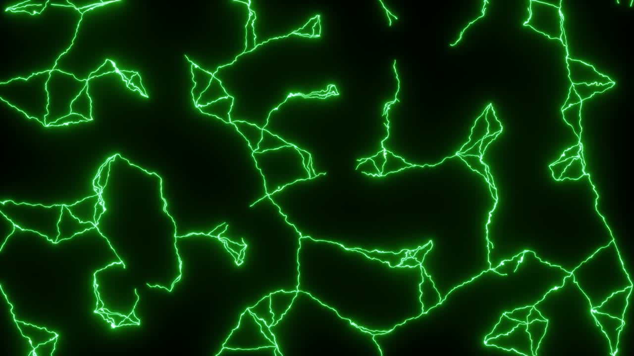 Electrical arcs neon lightning retro future vr voltage glow vector tron loop 4k
