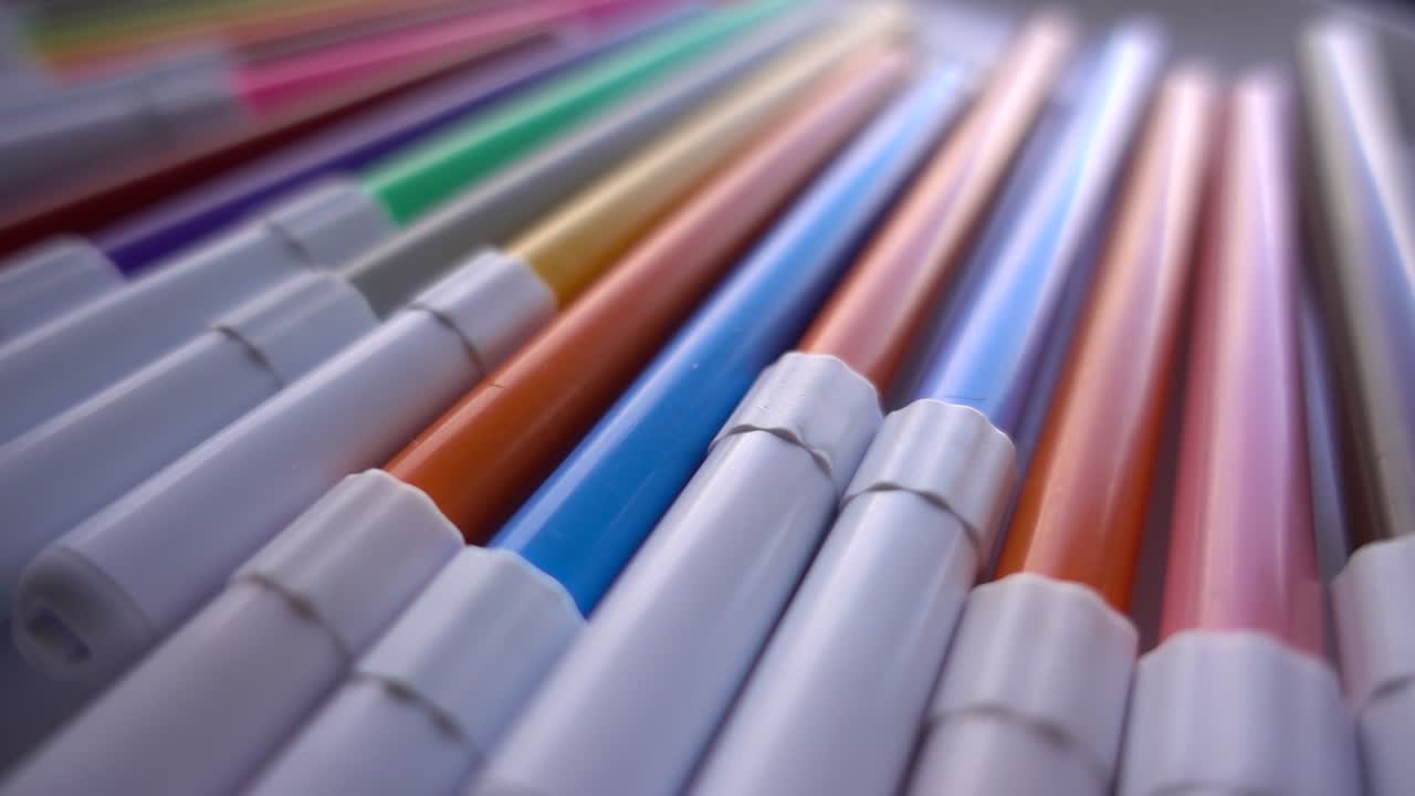 marcadores como movimiento lento de fondo