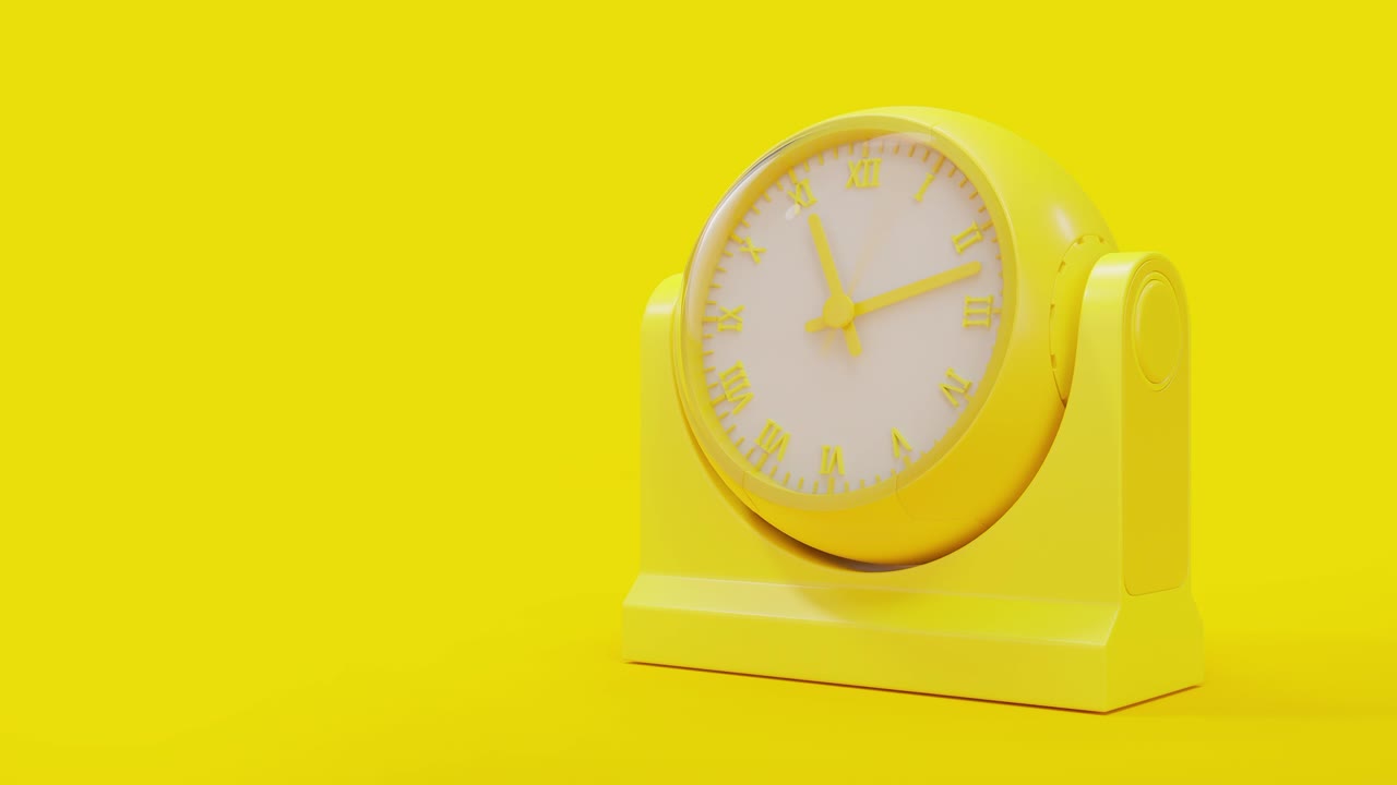 黄色い時計