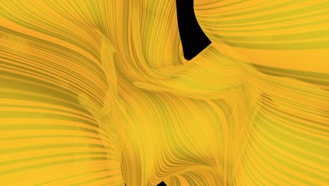 abstract gold wave lines background