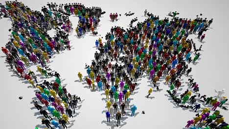 global population density world map visualization