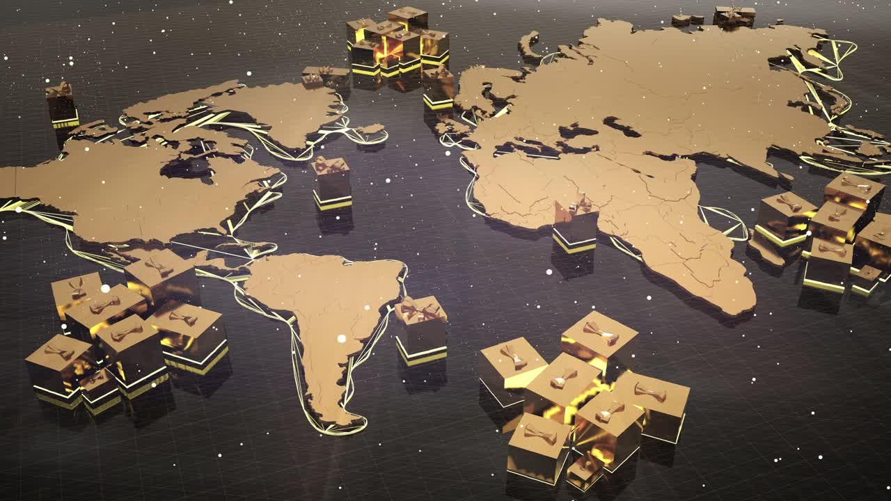 Global Gift Delivery Network, World Map