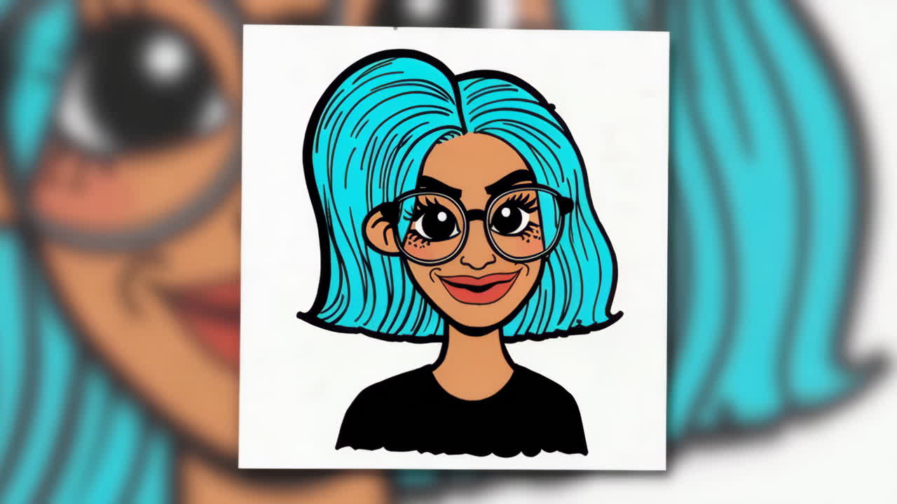 Collection of Diverse Cartoon Character Portraits