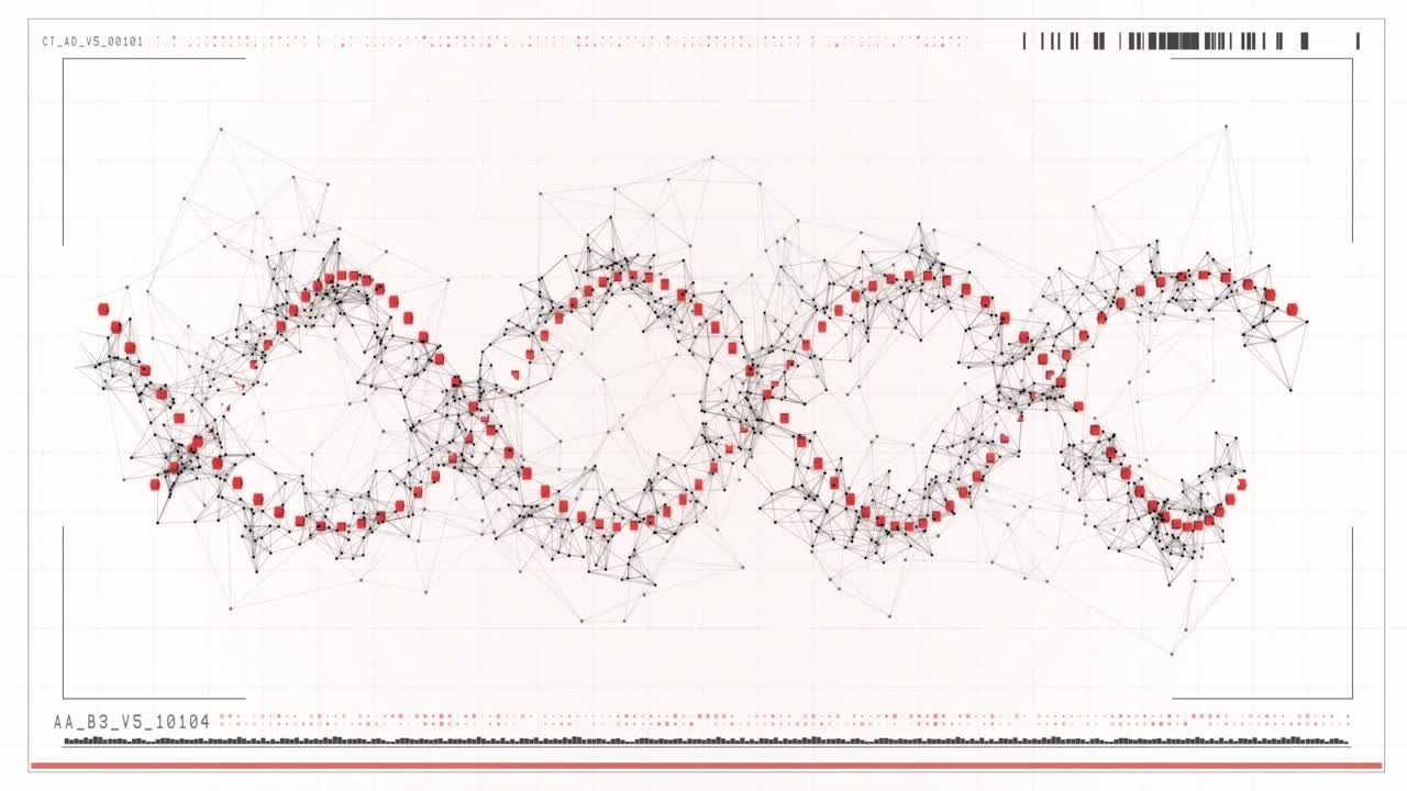 Digitally generated dna structure
