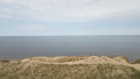 a view of the dunes and lake from bronson park