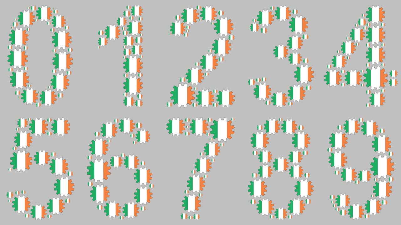 Irish numbers set