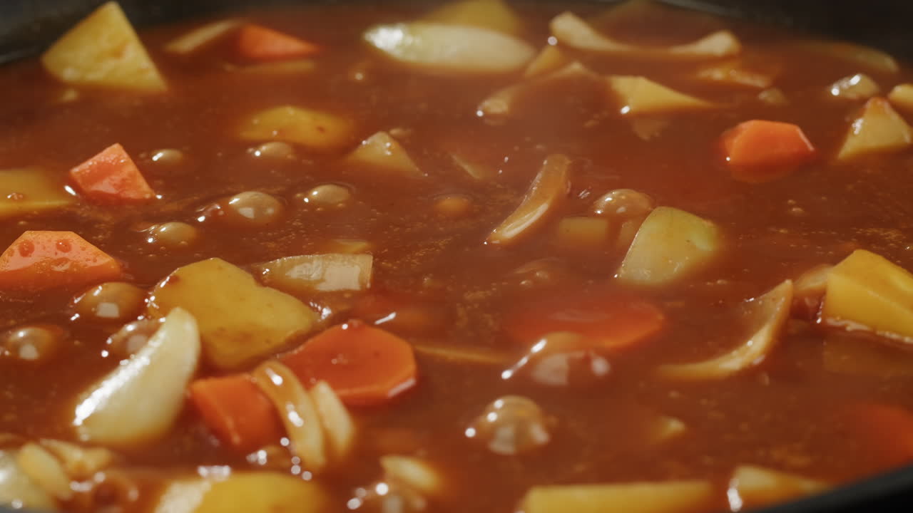 Japanese curry rice with fry pork Tonkatsu, Katsu Kare, Japanese breaded cooking dinner in restaurant, close up macro of asian food