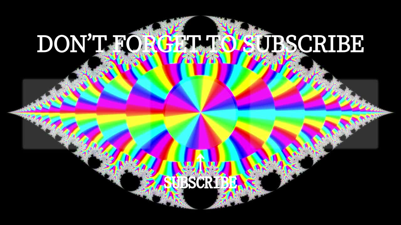 사이키델릭 플래시 엔드 카드 엔딩 스크린 모션 그래픽