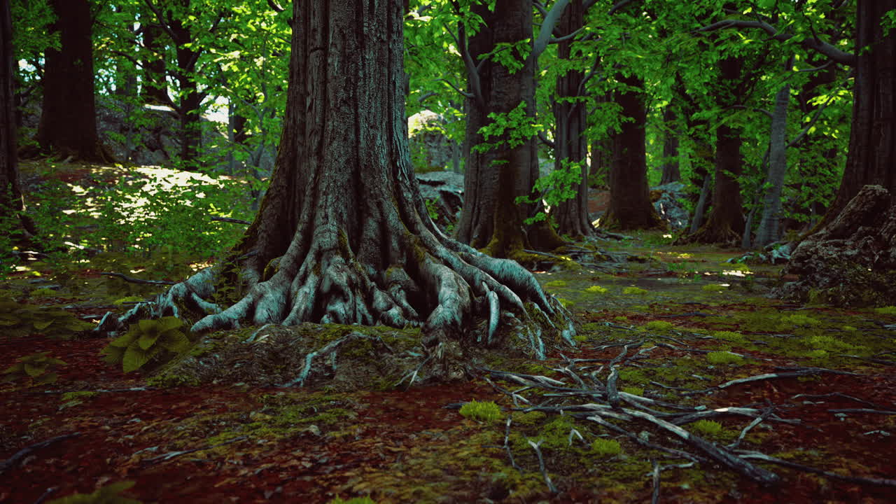 Exploring the lush forest with vibrant trees and rich greenery during daytime