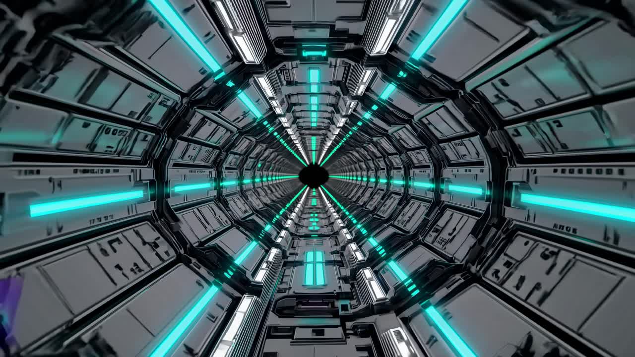 Futuristic Sci-Fi Tunnel
