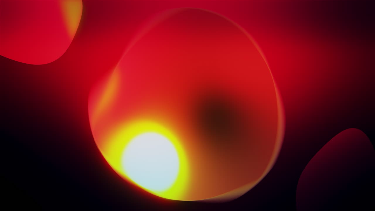 Abstract Red and Yellow Gradient Circle