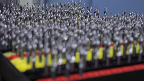 Depth of field display of tools