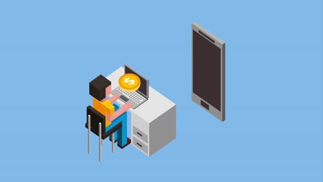 people working process