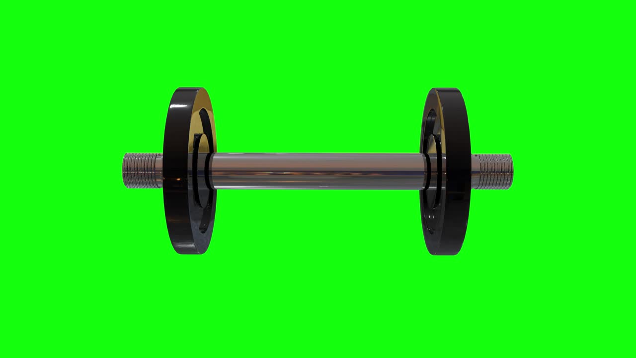 8 hoạt ảnh tạ đòn tạ tay phông xanh 3D phòng gym thể hình chroma key