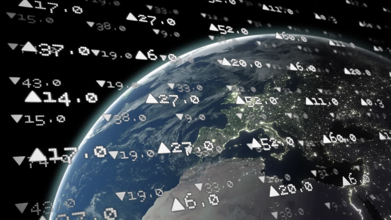 Databehandling mot en jordglob