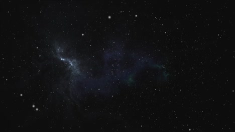 cg animation - journey through space