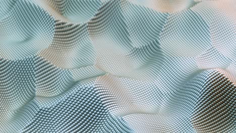fondo blanco ondulado abstracto bucle sin costuras animación de renderización 3d