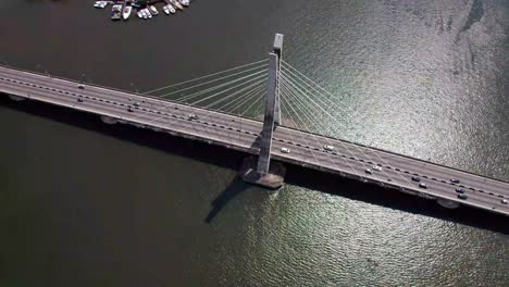 the lekki-ikoyi link bridge is a popular landmark in lagos, nigeria