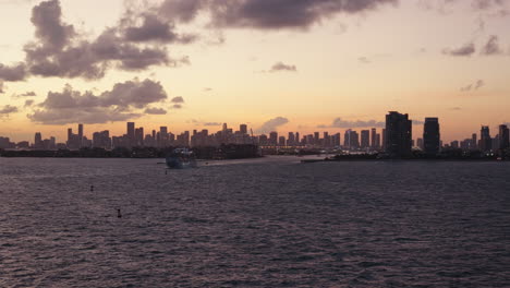 Miami Skyline at Sunset