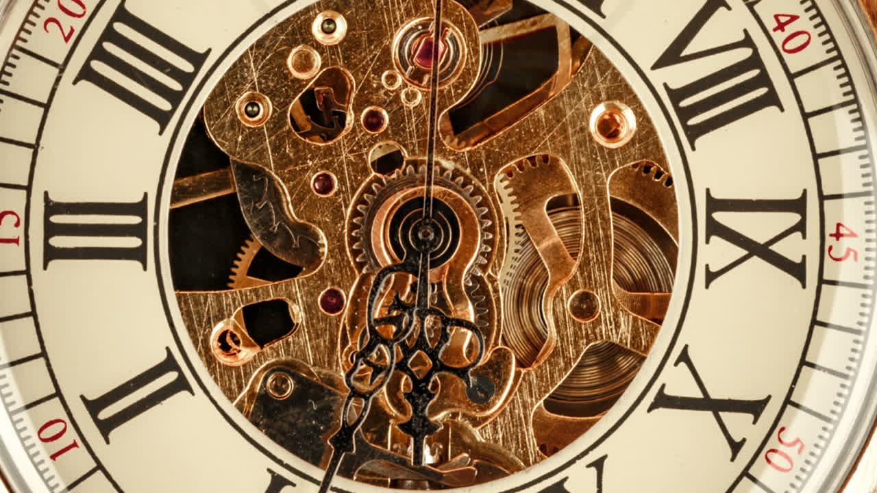 Spiral clock track of time