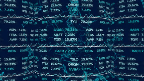 Animation-of-financial-data-processing-over-dark-background