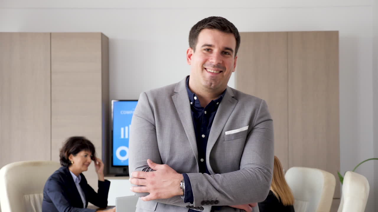 reunión de negocios en la sala de conferencias