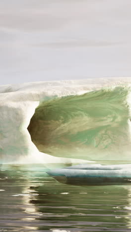 un majestuoso iceberg en el ártico