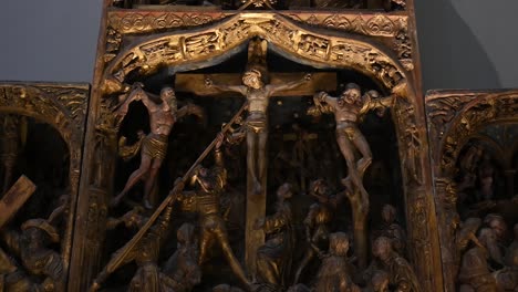 the crucifixion of jesus within the victoria and albert museum, london, united kingdom