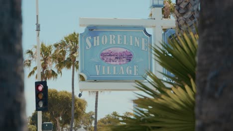 long beach, california shoreline sign