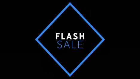 Weißer-Und-Blauer-Flash-Sale-Text-Erscheint-Auf-Einem-Schwarzen-Bildschirm