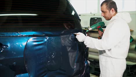 car wrap installation