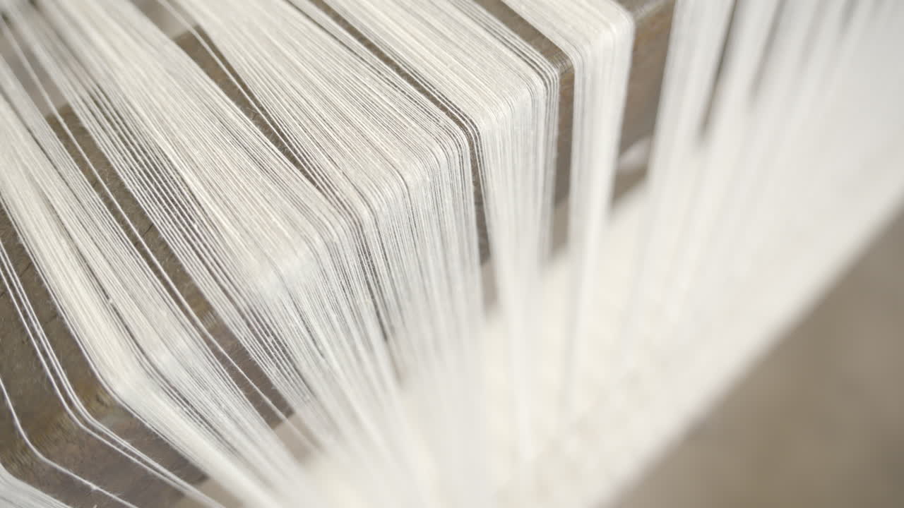 tejido tradicional indio de madera máquina de tejer