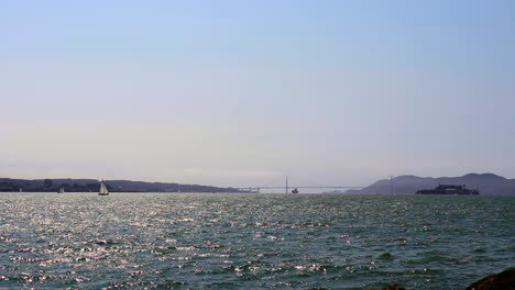 Una-Foto-Fija-De-La-Bahía-Norte-De-San-Francisco-Vista-Desde-La-Isla-Del-Tesoro