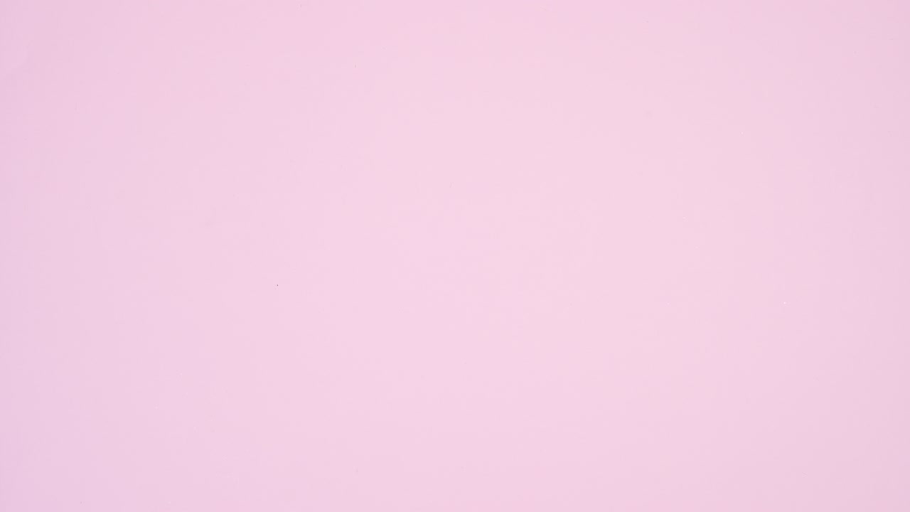 202? and Christmas gold and pink glitter ornaments appear on pastel pink theme. Stop motion