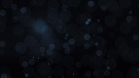 bucle de bokeh de nieve