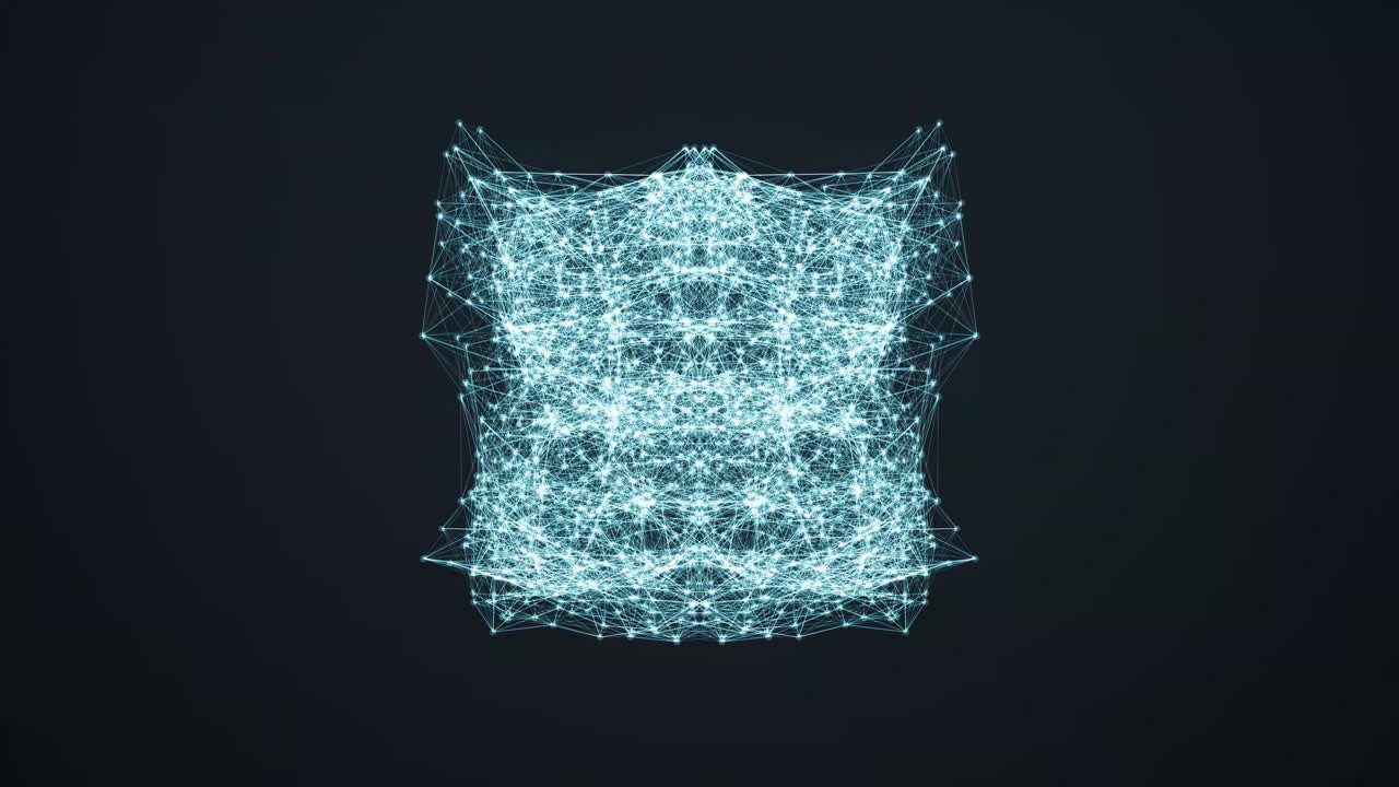 datos digitales abstractos y red de conexión