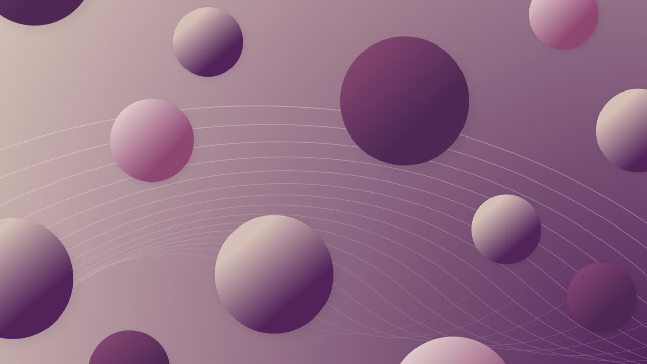 fondo abstracto de moda con bolas de gradiente.