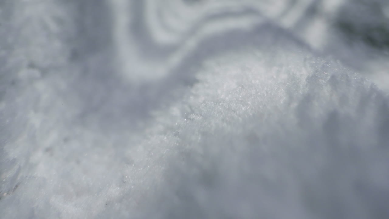 Close-up of frothy white water