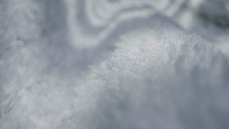 close-up of frothy white water