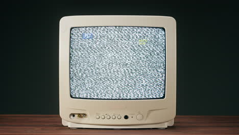 old television static