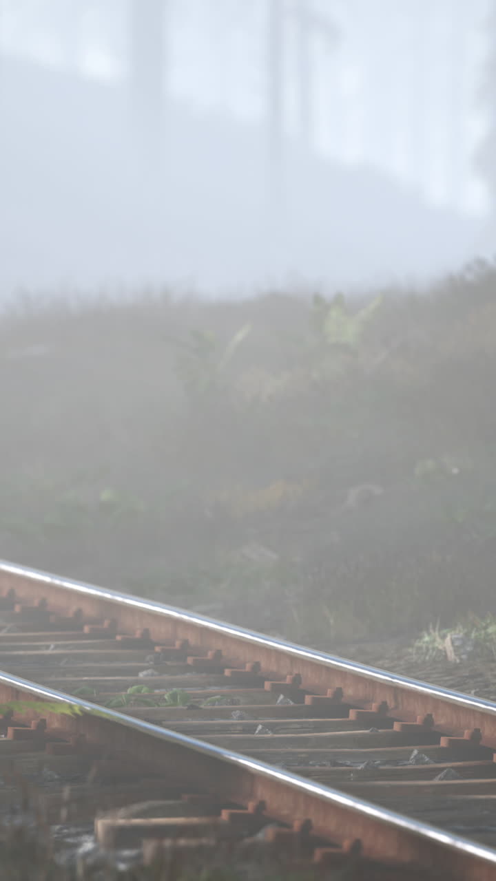 안개 속 의 철도 철도