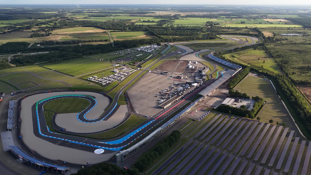 TT Circuit Assen, The Cathedral of Speed, The Netherlands. Circuit aerial overview