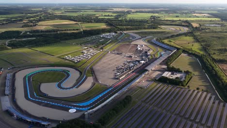 tt circuit assen, the cathedral of speed, the netherlands. circuit aerial overview