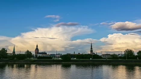 Historic-Town-Of-Riga-On-The-Baltic-Sea-In-Latvia