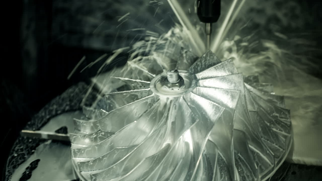 máquina de fresado cnc para el trabajo de metales.