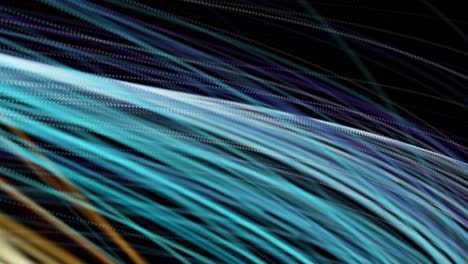 sfondo animato 4k di linee e particelle
