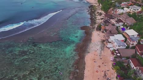 Drone-shot-of-Bingin-beach-in-Bali